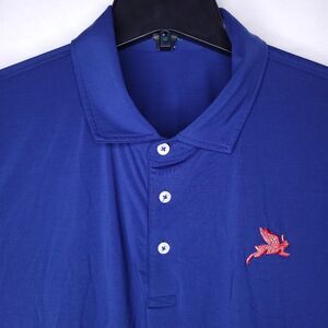 Draddy Sport Polo Shirt Mens XL Navy Blue Performance Golf